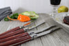 French Home Set of 4 Laguiole Pakkawood Steak Knives