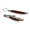 French Home Laguiole Bottle Opener Bar Set with Pakkawood Handles, 2 Piece