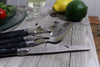French Home Laguiole 20 Piece Stainless Steel Flatware Set, Service for 4, Black