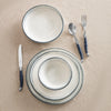 French Home, Water's Edge, Porcelain 12-Piece Dinnerware Set