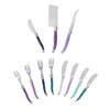 French Home 11-Piece Laguiole Charcuterie Set - Plum Rose
