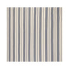 French Home 71" x 119" Blue and Cream Striped Tablecloth