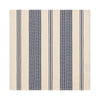 French Home Set of 4 Blue and Cream Striped Napkins