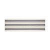 French Home 18”x 57” Blue and Cream Striped Table Runner