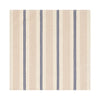 French Home Set of 4 Cream, Blue, and Pink Striped Napkins