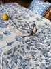 French Home Set of 4 Honeysuckle Napkins - Indigo