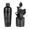 French Home 7-Piece Black Barware Set