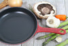 Chasseur French Enameled Cast Iron Fry Pan with Cast Iron Handle, 8-inch, Red