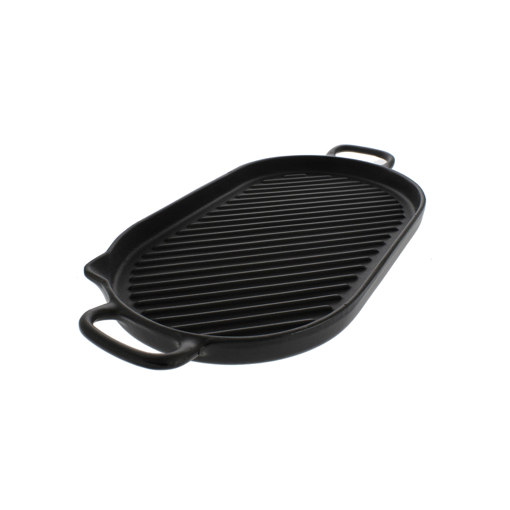 Chasseur French Rectangular Enameled Cast Iron 12 Grill Pan