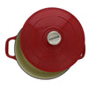 Chasseur 5.5-quart Red or Caviar Grey French Enameled Cast Iron Round Dutch Oven (CI_3726)
