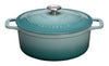 Chasseur French Enameled Cast Iron Round Dutch Oven, 4.2-quart, Quartz Blue