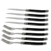 French Home Ultimate 13 Piece Laguiole Kitchen and Steak Knife & Fork Set