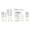French Home Laguiole Ultimate 13-Piece Charcuterie and Barware Set with Faux Ivory Handles