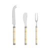 French Home Jubilee Cheese Knife, Spreader and Fork Set - Shades of Light