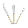 French Home Jubilee Cheese Knife, Spreader and Fork Set - Shades of Light