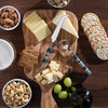 French Home Jubilee Cheese Knife, Bottle Opener and Olive Wood Board Set - Shades of Graphite