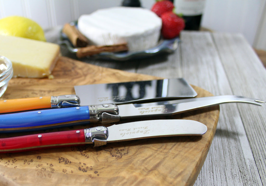 French Home 3-Piece Laguiole Cheese Knife Set