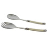 French Home 2 Piece Laguiole Faux Ivory Salad Servers