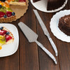 French Home Connoisseur Laguiole 2-Piece Cake and Pie Server Set with Pearl White Handles