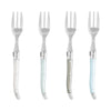 French Home Laguiole Cake Forks, Set of 4 - Mother of Pearl