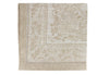 French Home Linen Set of 6 Arboretum Napkins - Ivory and Taupe